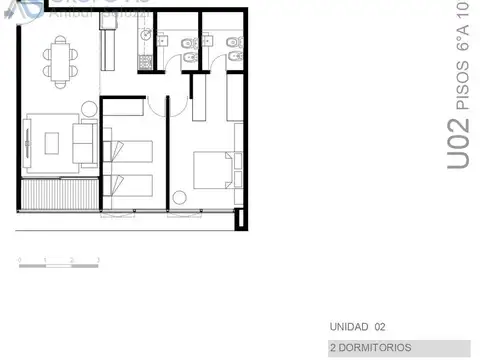 Departamento en Venta de 3 ambientes