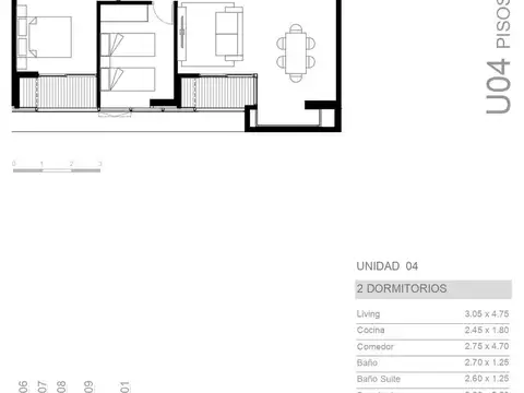 Torre Rich - Departamentos 2 dorm. con 2 baños