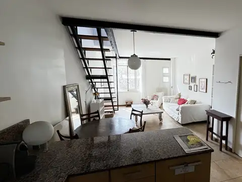 PH. AMUEBLADO, ALQUILER 2 AMB. EN DUPLEX, COLEGIALES - ZAPIOLA 1340 C/ BALCON AL TERRAZA, PARRILLA