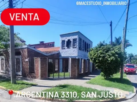 Venta casa .de cuatro ambientes en San justo