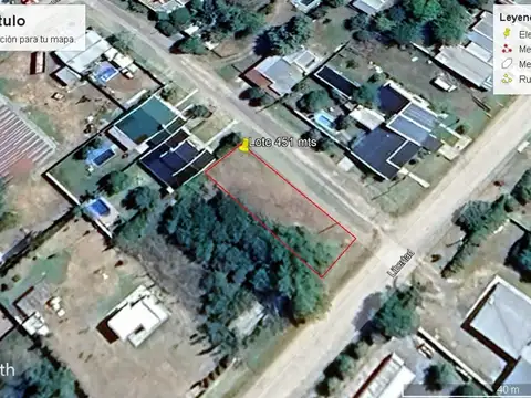 Amplio Lote en venta de 451 mts2 en Santa Lucia San Pedro