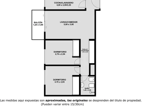 Departamento en Venta en Villa Luro, USD 135.000
