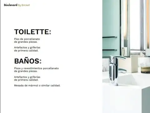 Departamento 3 ambientes con 2 baños