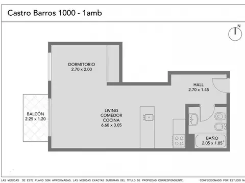 Departamento en Venta en Boedo, USD 89.000