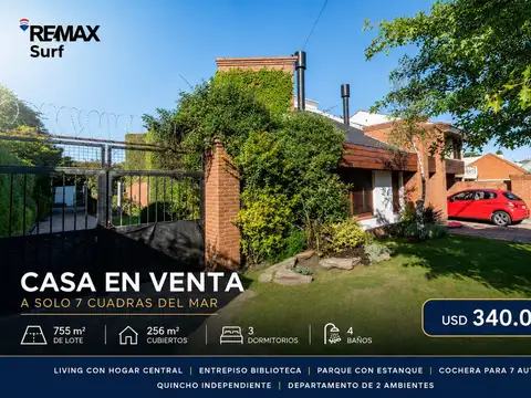 IMPORTANTE CASA + QUINCHO + DEPTO INDEPENDIENTE