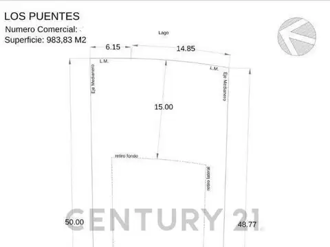 Terreno en Venta en Nordelta Los Puentes, USD 630.000