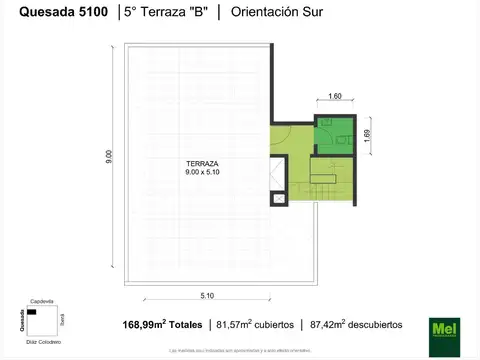 Departamento 3 ambientes con 3 baños