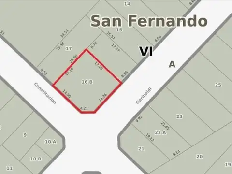Terreno en Venta en Victoria, USD 278.000