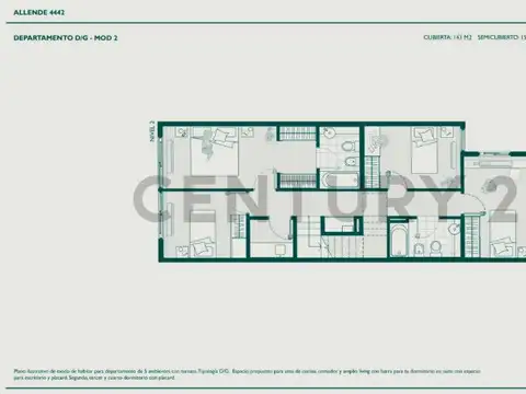 Departamento en Venta de 5 ambientes