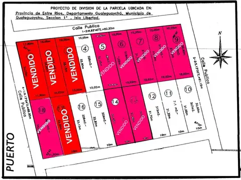Terreno en Venta en Gualeguaychu, USD 7.000