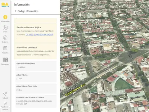 Terreno en Venta 9  mts Frente