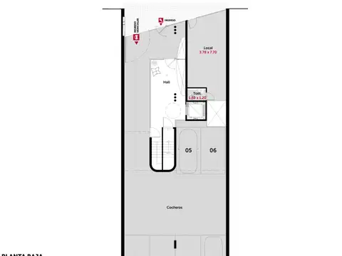 Departamento 4 ambientes con 2 baños