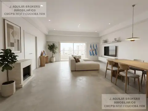 Departamento Tres ambientes - Doble Balcón - Cocina separada - Acc Oeste y Gral Paz -
