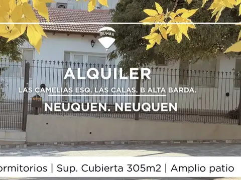 CASA EN ALQUILER - ALTA BARDA NQN