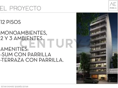 VENTA DEPARTAMENTO 2 AMBIENTES EN PALERMO - AMENITIES