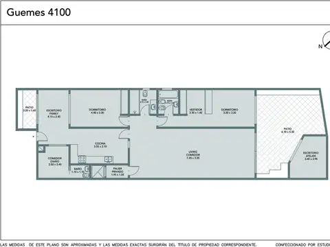 Departamento en Venta de 2 dormitorios