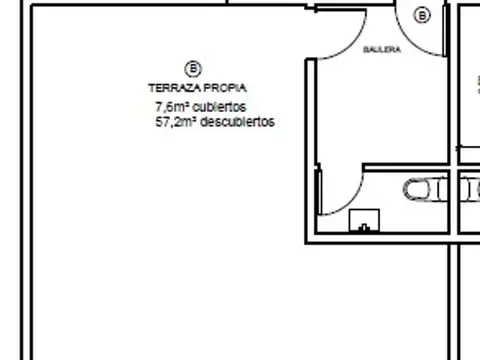 Departamento en Venta de 3 ambientes