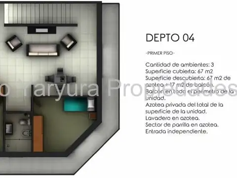 Departamento en Venta en Caseros, USD 140.000