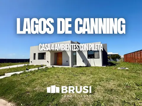 CASA EN VENTA EN LAGOS DE CANNING - OPORTUNIDAD, LOTE DE 792 MTS2