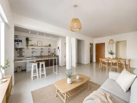 Venta depto monoambiente 1 amb con jardin de 52m2 | Santa Rita | Reciclado | Apto crédito