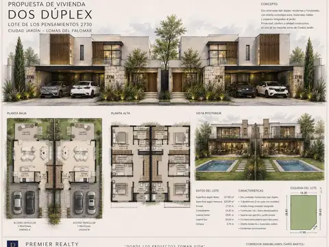 Terreno en Venta en Ciudad Jardín del Palomar, USD 300.000