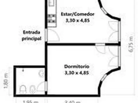 Oficina en Alquiler en Barrio Norte, $ 1.200.000
