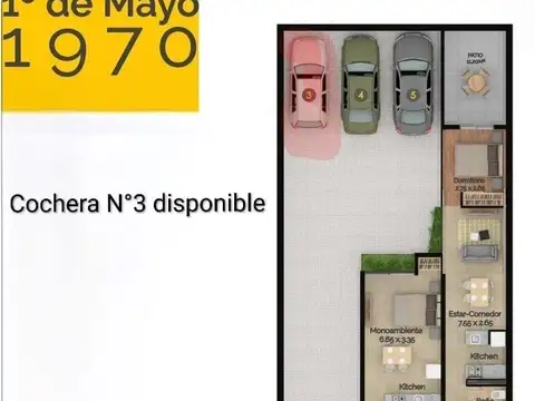 Cochera en República de la Sexta