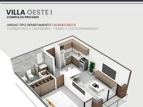 Departamento en Venta en Mendoza, USD 68.000