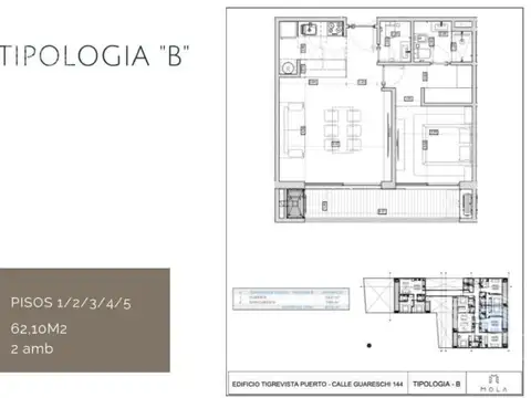 Departamento en Venta con 1 cocheras