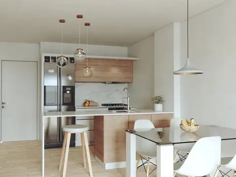 Departamento Monoambiente con 1 baño
