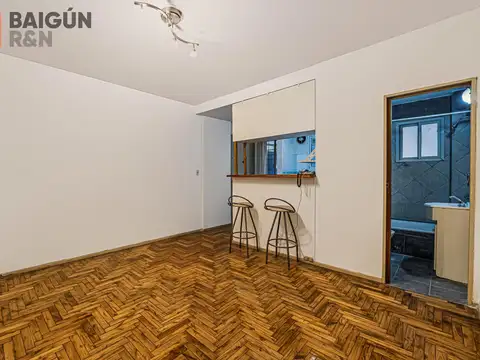 Departamento 2 ambientes con 1 baño