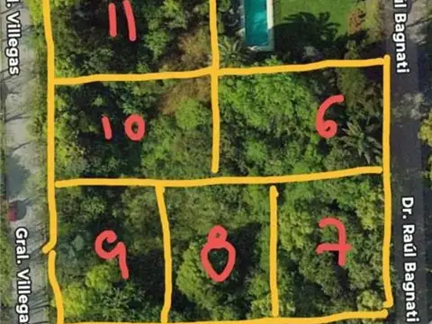 Terreno en Venta 30  mts Fondo