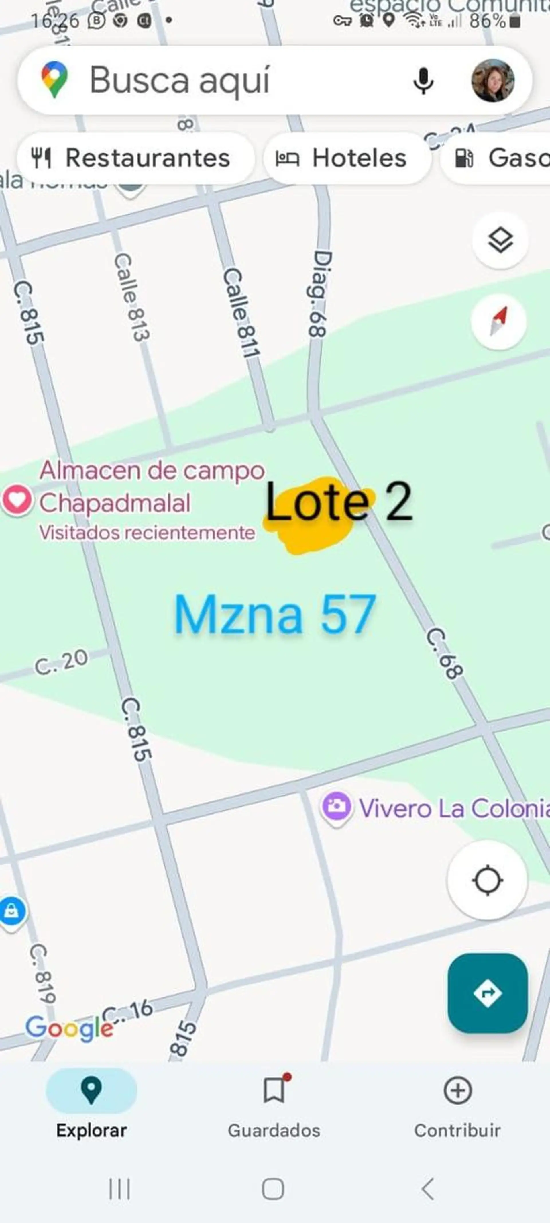 Venta terreno en Santa Isabel. Chapadmalal