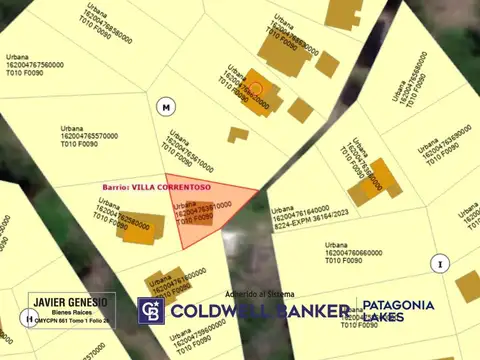 Lote en venta 489m2 ubicado en el Barrio de Villa Correntoso - Villa la Angostura