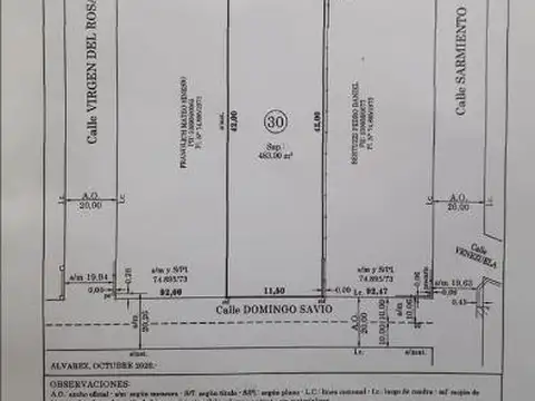 VENTA Domingo Savio entre Virgen del Rosario y Sarmiento