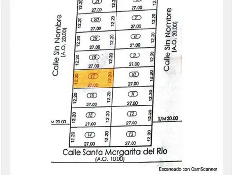 SANTA MARGARITA DEL RIO Y RUTA 26-5 , Piso 0