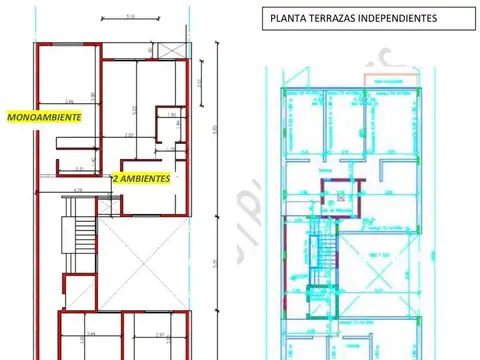 Departamento 2 ambientes con 1 baño