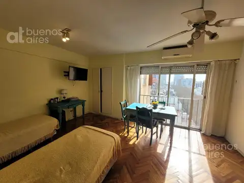 Departamento monoambiente en Palermo en alquiler temporario