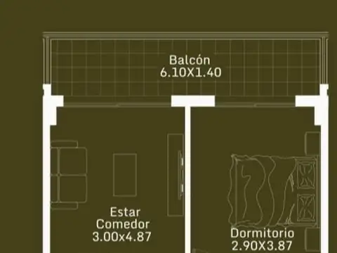 VENTA DE DEPARTAMENTO DOS AMBIENTES CASEROS CENTRO