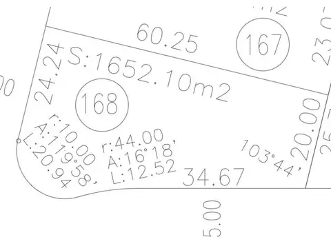 Terreno en Venta de 1650,0 m2