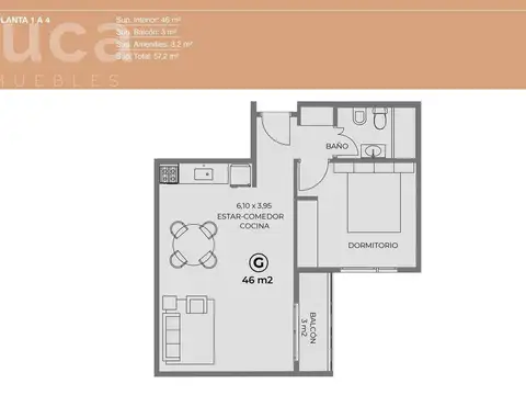 Ruiz Huidobro 3075 Piso 3 Departamento G