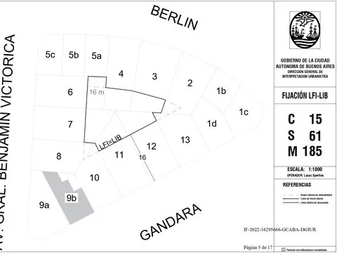 Terreno de 156 m² en venta en Parque Chas