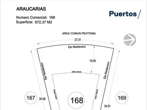 Terreno en Araucarias Puertos de Escobar