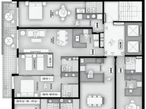 Dorrego 1400, Piso 1