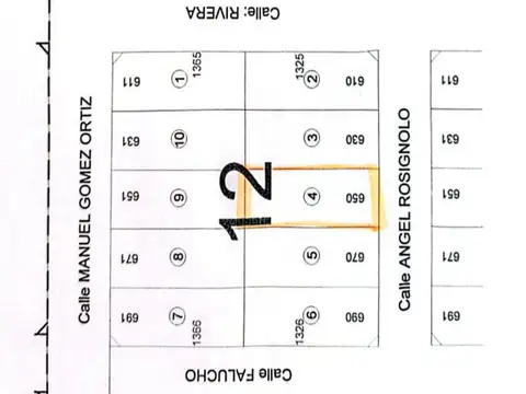 Terreno sobre Rosigolo Cortaderas 3