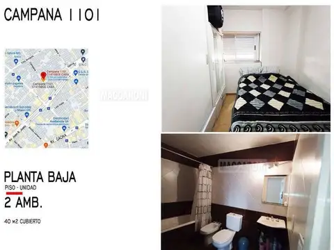 Departamento en Venta de 1 dormitorio