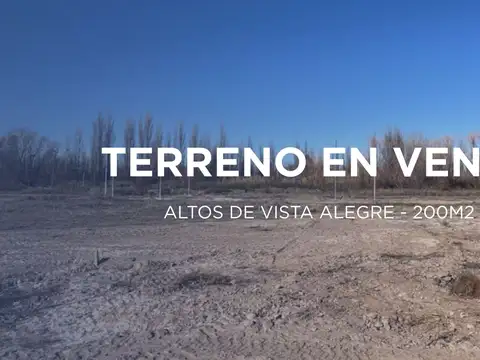TERRENO EN VENTA EN ALTOS DE VISTA ALEGRE