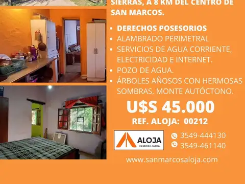 00212 - Casa en venta en San Marcos Sierra
