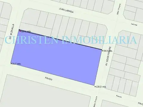 Terreno en Venta 138  mts Fondo