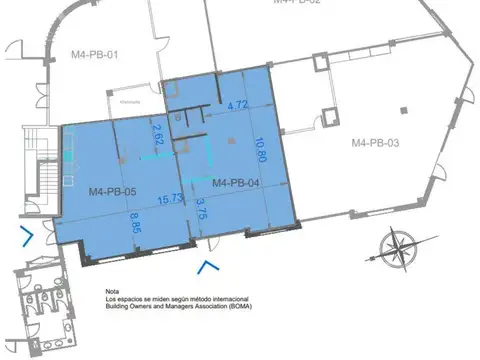 Oficina en Alquiler con 3 cocheras